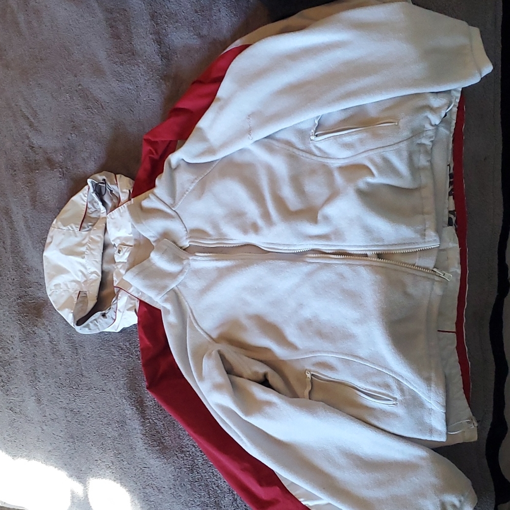 Columbia: Women's Bugaboo™ II Fleece Interchange Jacket White/Gray/Red